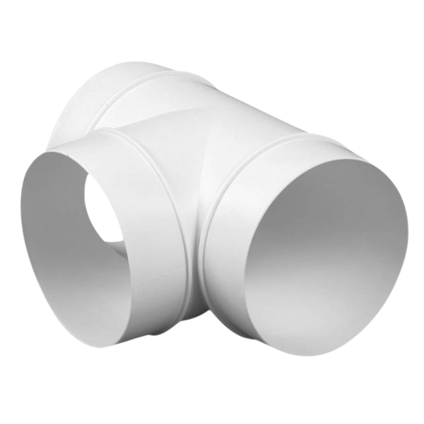 Trójnik wentylacyjny ABS Awenta 100 mm KO100-26 biały