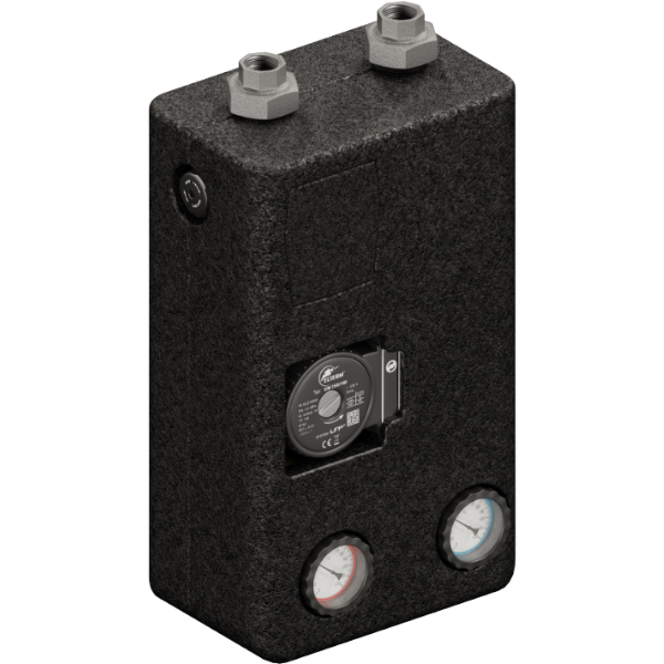 Wnętrze grupy pompowej Elterm