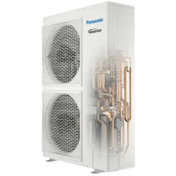 Jednostka wewnętrzna All-in-One — zasobnik 185 l, moduł hydrauliczny i sterownik w jednej obudowie