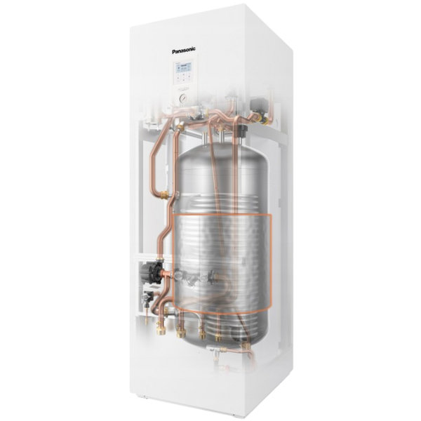 Jednostka wewnętrzna All-in-One — frontowy dostęp serwisowy i przyłącza od dołu