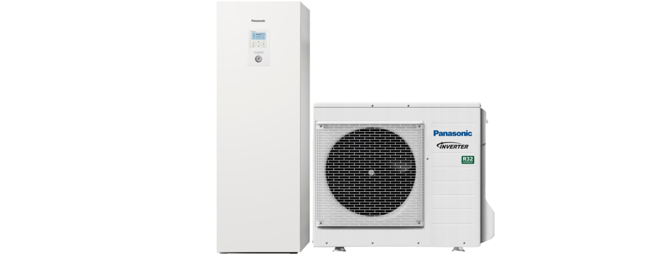 Panasonic Aquarea High Performance All-in-One 185 l, KIT-ADC5JE5 — split R32, generacja J, kompaktowa obudowa