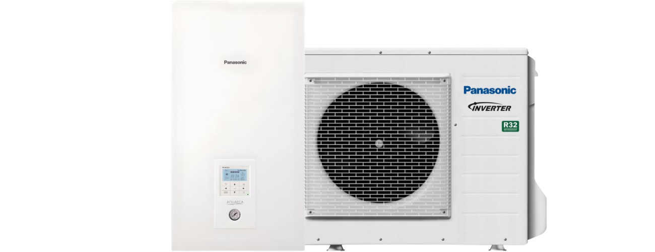 Panasonic Aquarea High Performance KIT-WC03J3E5 — split, R32, generacja J, instalacja w domu energooszczędnym