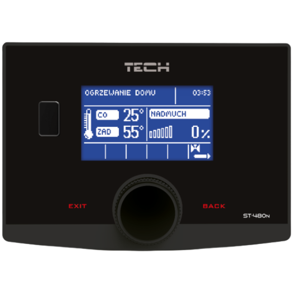 TECH ST‑480 N – panel z wyświetlaczem graficznym i pokrętłem impulsatora