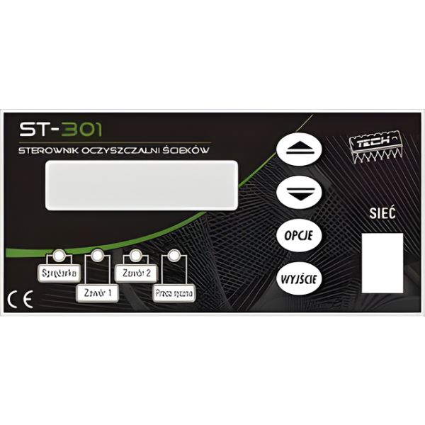 Sterownik ST‑301 – sterowanie sprężarką i zaworami/pompami w przydomowej oczyszczalni ścieków