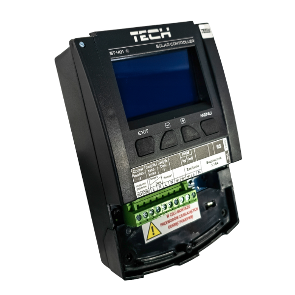 Sterownik solarny TECH – współpraca z kotłem CO, cyrkulacją i urządzeniami dodatkowymi