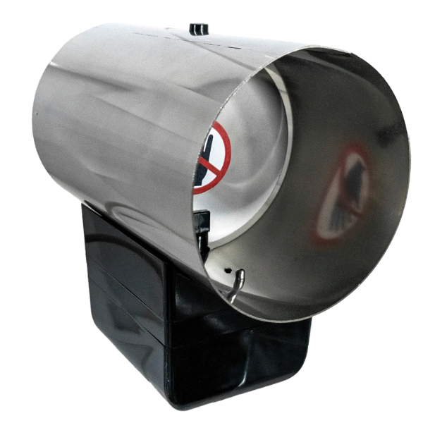 ST‑392 – algorytm zPID i czujnik temperatury spalin; sterowanie przepustnicą Ø150 mm