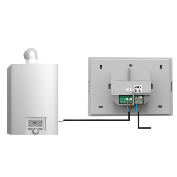 ST‑2801 WiFi – interfejs pokojowy, OpenTherm v4.0, sterowanie pogodowe i podgląd temperatury zewnętrznej
