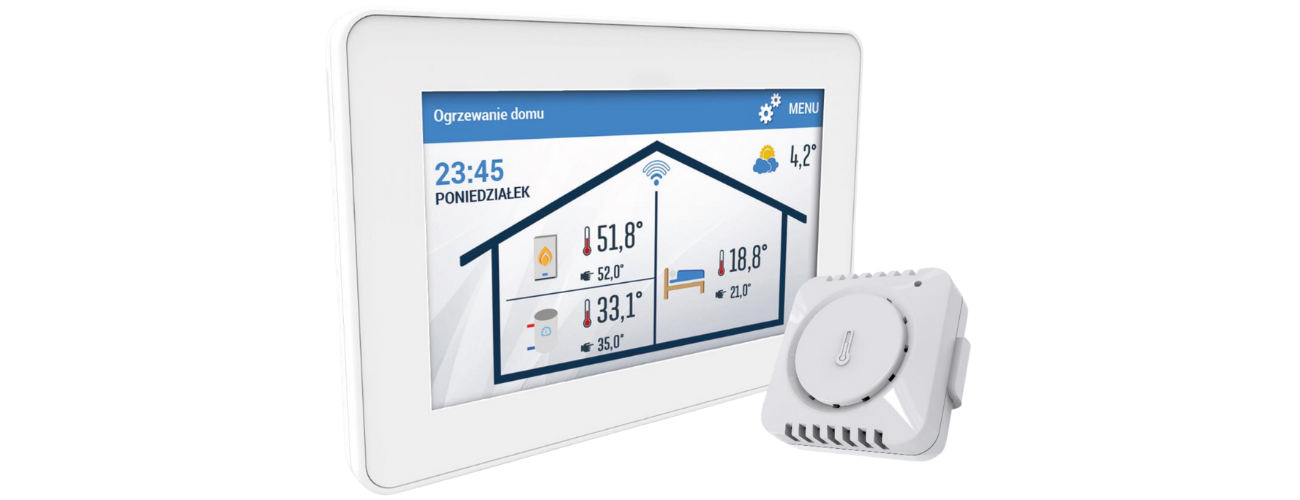TECH ST‑2801 WiFi WG.11.0346 – regulator pokojowy z OpenTherm v4.0, dotykowym ekranem i łącznością WiFi