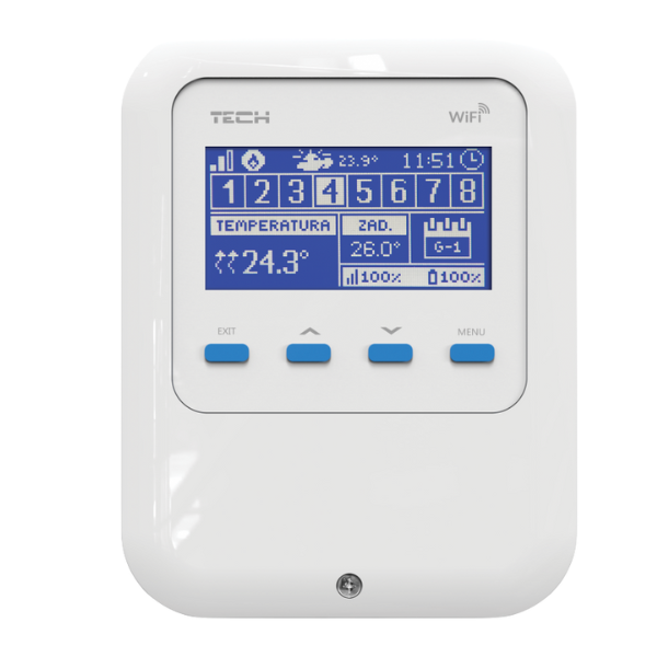 Moduł WiFi 8s – zdalne sterowanie ogrzewaniem, styk NO/NC, współpraca z regulatorami i głowicami