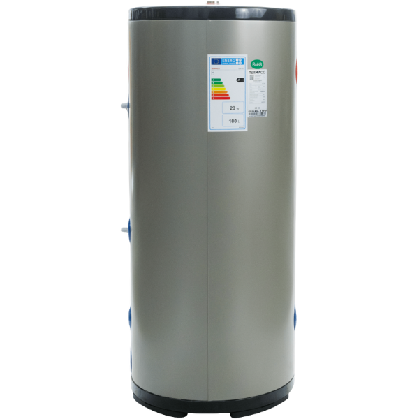 Bufor stojący 100 l jako sprzęgło hydrauliczne w układzie z pompą ciepła