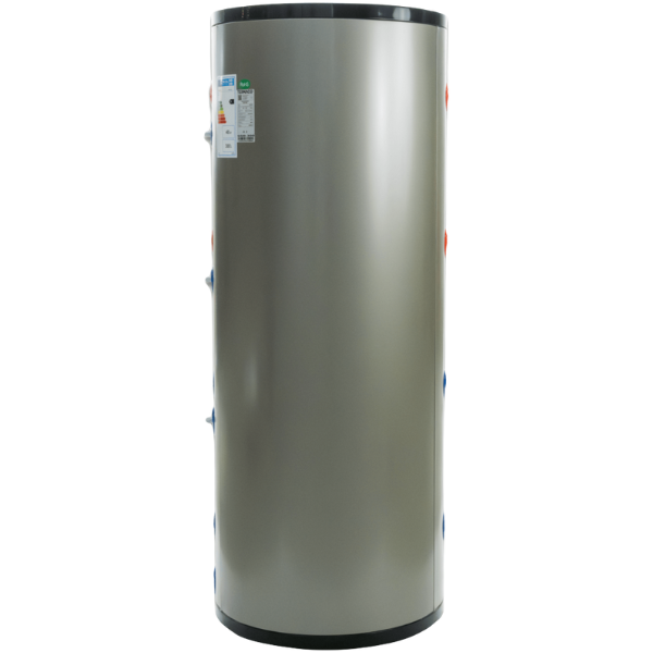 Bufor 300 l jako sprzęgło hydrauliczne w układzie z pompą ciepła i grupami pompowymi