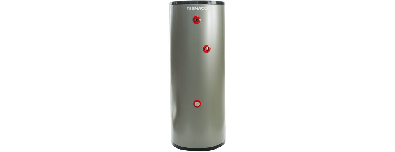 TERMACO SSWT INOX 300 L – zasobnik c.w.u. z wężownicą 4,0 m², DUPLEX 2205, klasa ErP A