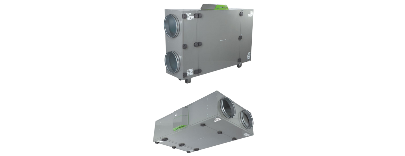 Rekuperator AirPack 1850f Energy+ z odzyskiem ciepła prawy Thessla Green 005A0006