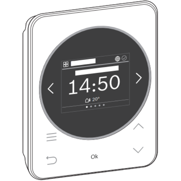 Kolorowy ekran 2,4 cala i 7 przycisków dotykowych – szybki dostęp do funkcji