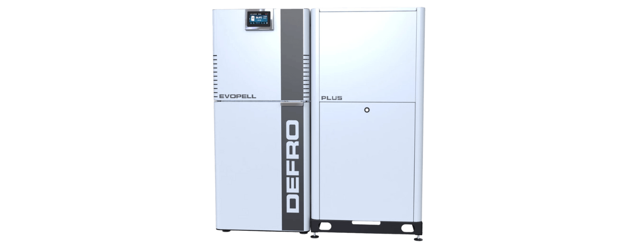 Kocioł na pellet Defro Evopell Plus 15 kW lewy