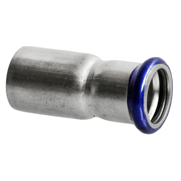Detal nypla redukcyjnego 108 × 54 mm VESBO – połączenie rur
