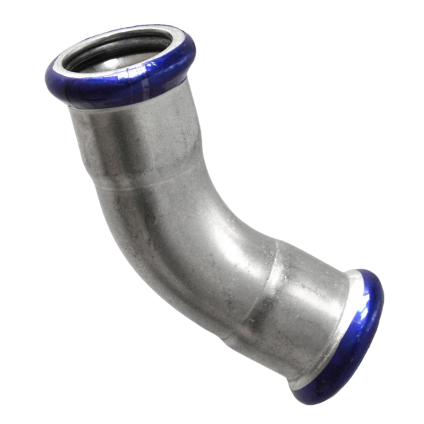 Kolano 2-kielichowe 15 mm VESBO INOX Steel
