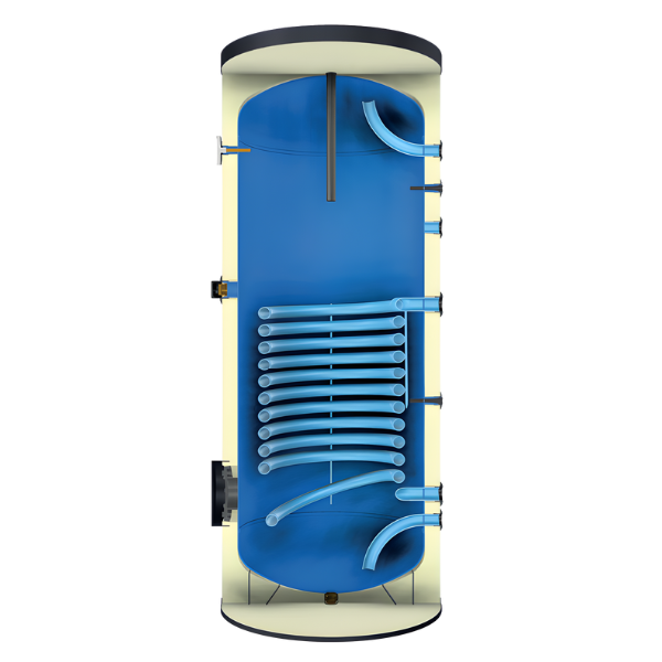Wymiennik c.w.u HPS 160 L Aquatec – wężownica pod kotły wysokotemperaturowe, szybki odbiór mocy