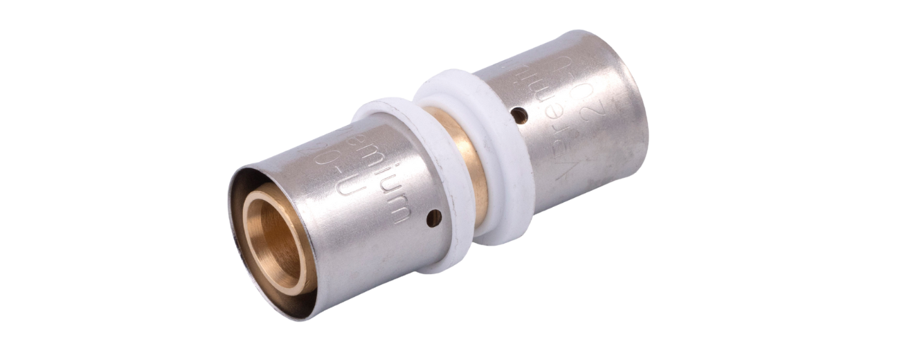 Złączka mosiężna zaprasowywana 16 mm VESBO Press U ZM16 – widok produktu