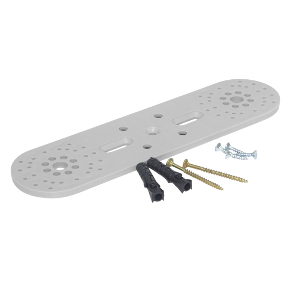 Plastikowa płytka montażowa VESBO – mocowanie armatury