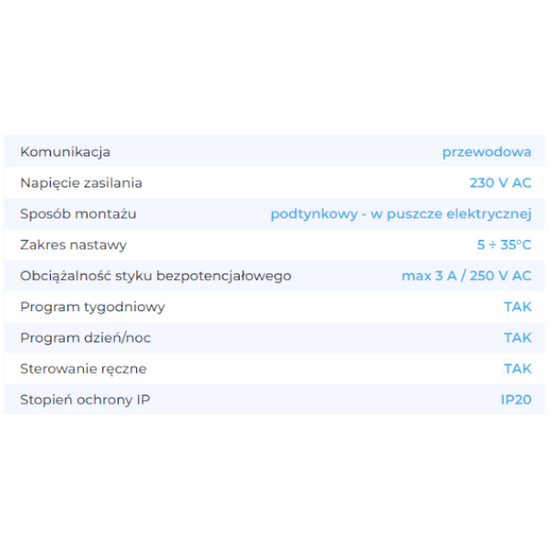 Programowalny termostat pokojowy RT 10 D-230 Afriso 86062