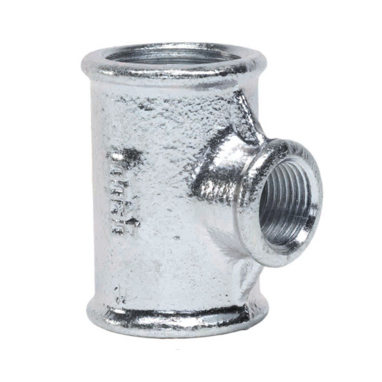 Trójnik redukcyjny 2 x 1 1/2" ocynk Gebo 130-34V