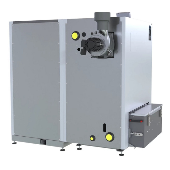 Kocioł na pellet Kompakt Ekopell 56 kW prawy Defro KCO-DKE-F-56-P