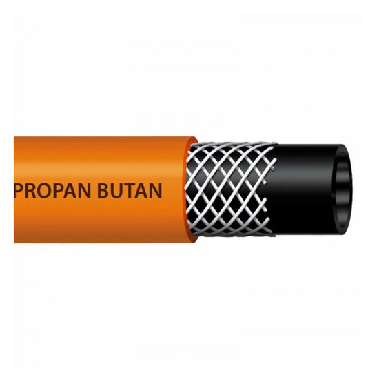 Wąż propan-butan pomarańczowy PCV 9 x 3 mm BRADAS CO5904182441208