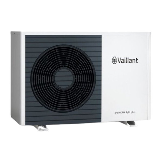 Pakiet Vaillant pompa ciepła aroTHERM Split plus VWL 75/8,2 AS R32 230 V 7 kW + centrala grzewcza VWL 78/8,2 IS S5 + stopy amortyzacyjne (4 szt.) 8000035858