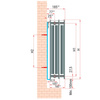 Grzejnik stalowy panelowy V 33 300 x 1000 mm Diamond V-33-300X1000