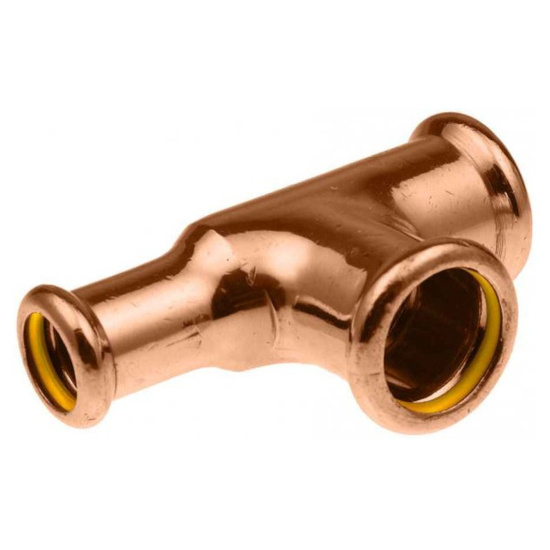 Trójnik redukcyjny miedziany Copper Gas 22 x 15 x 22 mm KAN-therm Press 2263260013