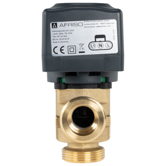 Zawór strefowy AZV 844 3-drogowy DN 25 G 1 1/4" Kvs 11 m3/h Afriso 1684410