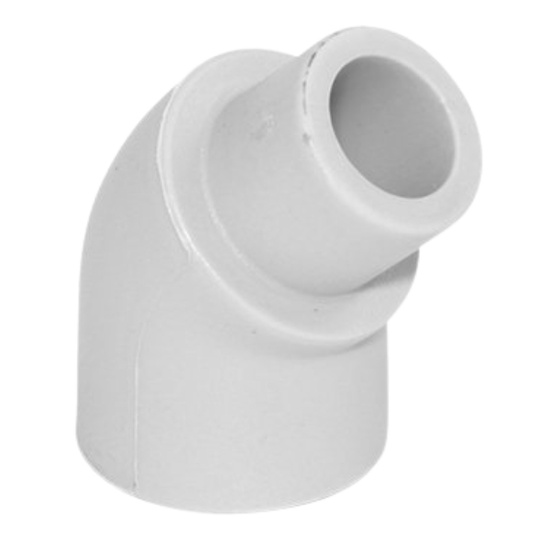 Kolano nyplowe zgrzewane PP-R 20 mm 45 st. VESBO PP 351-20-V