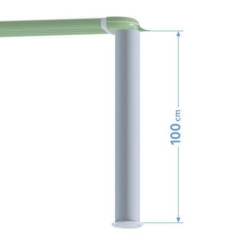 Przedłużenie do skrzynek rozprężnych PVC 100 cm Pe-flex