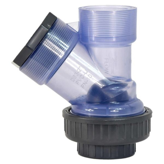 Zawór zwrotny kulowy PVC 2" gwintowany IBO 003949