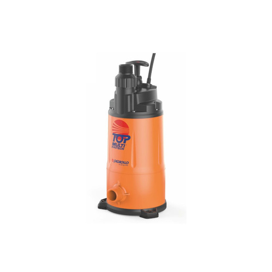 Zbiornik na deszczówkę HDPE R 9m3 + filtr, pompa Pedrollo TOP MULTI-EVOTECH 2 0,55 kW, zestaw KGE do odsysania pływającego z pływakiem i sitem Wobet 0295