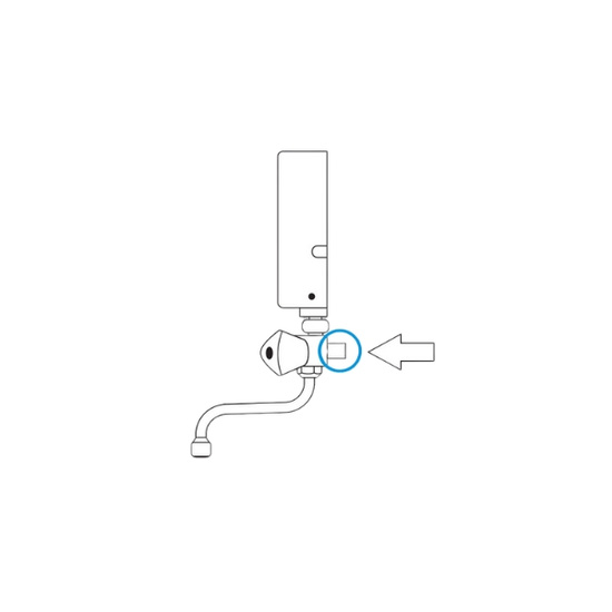 Ogrzewacz przepływowy elektryczny 4,0 kW Perfect 400 nadumywalkowy z baterią 230 V Wijas PERFECT 400