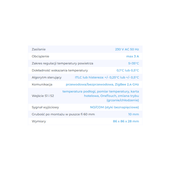 Tygodniowy regulator temperatury przewodowy/bezprzewodowy 230 V AC czarny SALUS SQ610B