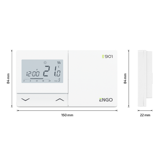 Regulator temperatury przewodowy ENGO E901 932322911