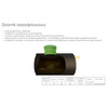 Zbiornik bezodpływowy Szambo HDPE Z 2m3, dwupłaszczowy Wobet 0241