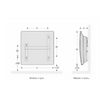 Grzejnik elektryczny promiennik ciepła SOLIUS Wi-Fi 750 W Atlantic 002091