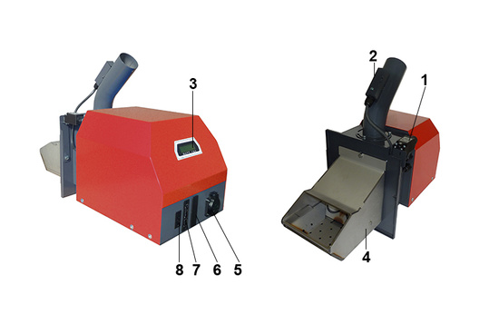 Palnik na pellet A85 24 - 80 kW Atmos H0033