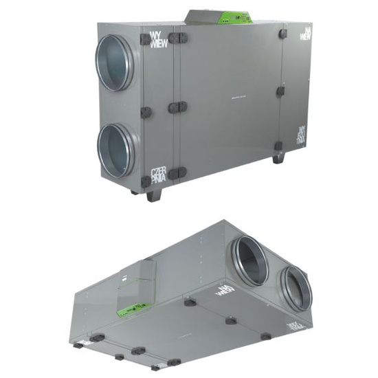 Rekuperator AirPack 1450f Energy+ z odzyskiem ciepła prawy Thessla Green 005A0002