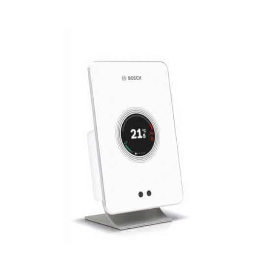 Regulator EasyControl CT200 biały z trzema zdalnie programowamymi głowicami termostatycznymi Bosch 7736701393