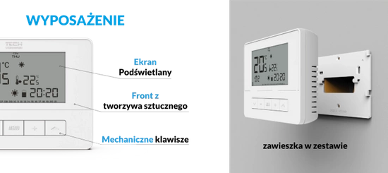 Regulator pokojowy przewodowy dwustanowy T-4.1 Tech WG.11.0630