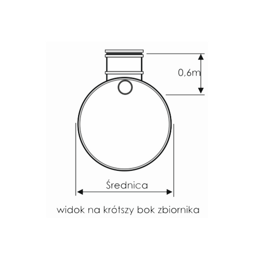 Zbiornik na deszczówkę HDPE Z 6m3, zbiornik dwupłaszczowy + filtr Wobet 0276