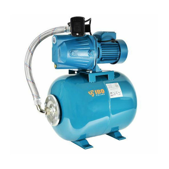 Zestaw hydroforowy IBO z pompą hydroforową JET 100A LONG i zbiornikiem przeponowym 24 L 001551