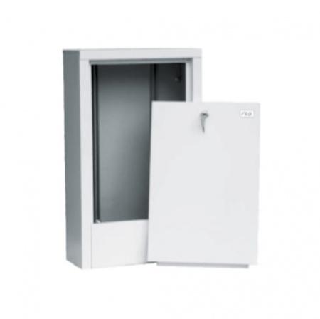 Szafka do rozdzielaczy, natynkowa 4 obwodów RED