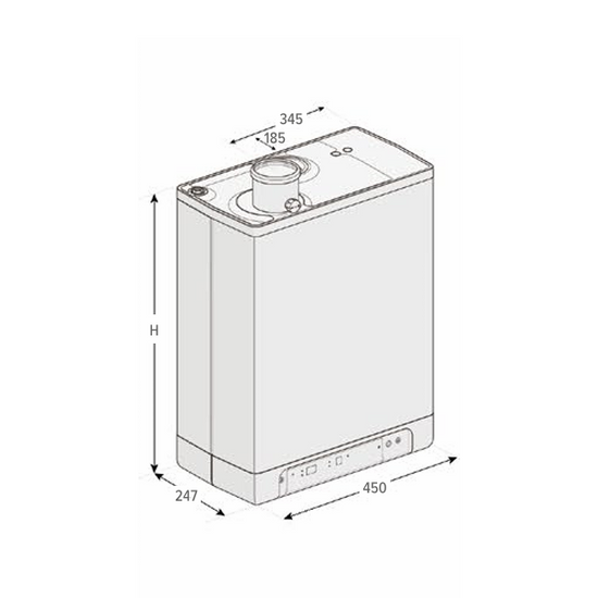 Kocioł gazowy kondensacyjny dwufunkcyjny Kompakt HRE eco 18/24 kW ACV Atlantic 784352