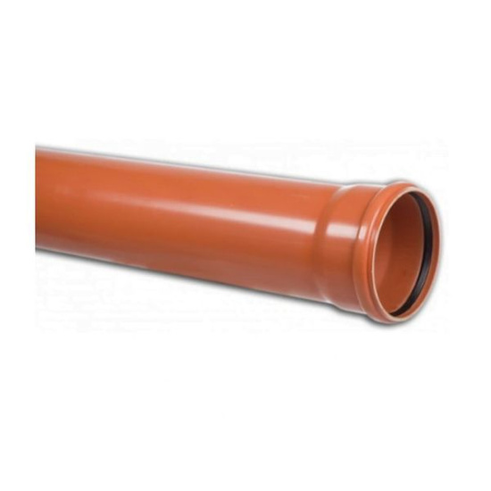 Rura kanalizacji zewnętrznej 160 x 4,7 mm 1 m PVC SN8 spieniona DYKA 4130080-4